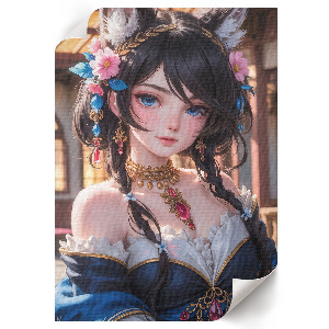Fairytale illustration wall print