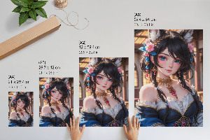 Fairytale illustration wall print