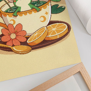 Art print Frog in a cup