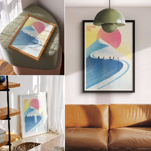 Decorative poster Mountain poster