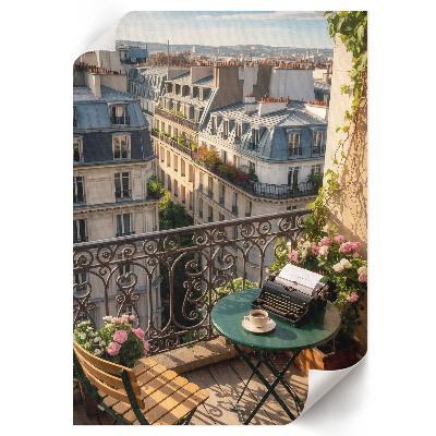 Wall print City balcony