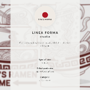 Art print Kitten and ramen