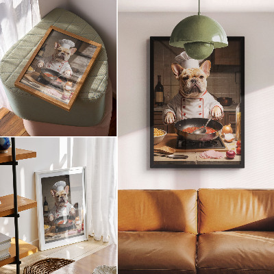 Wall art Dog Chef