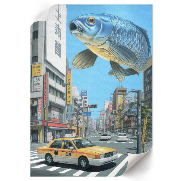 Art print Fish and the City