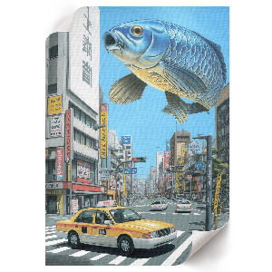 Art print Fish and the City