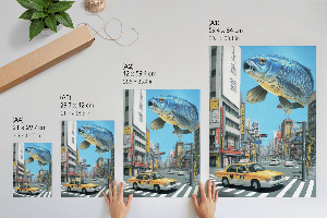 Art print Fish and the City