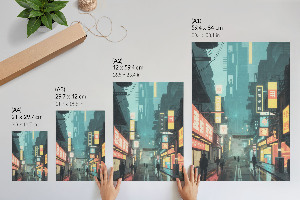 Poster Urban neon signs