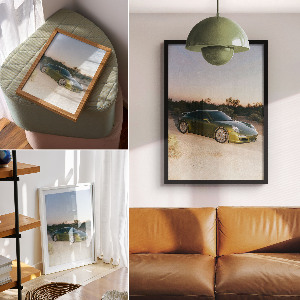 Poster Green vehicle