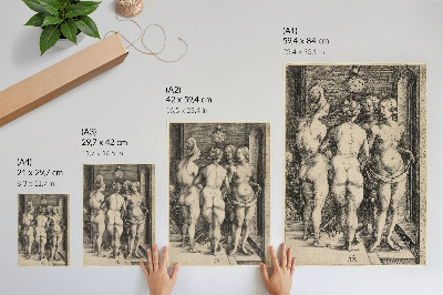Poster Four naked women