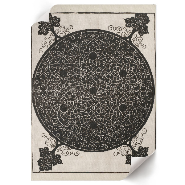 Wall print Sixth knot