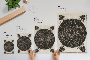 Wall print Sixth knot