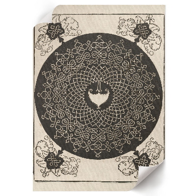Decorative poster First knot
