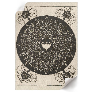 Decorative poster titled 