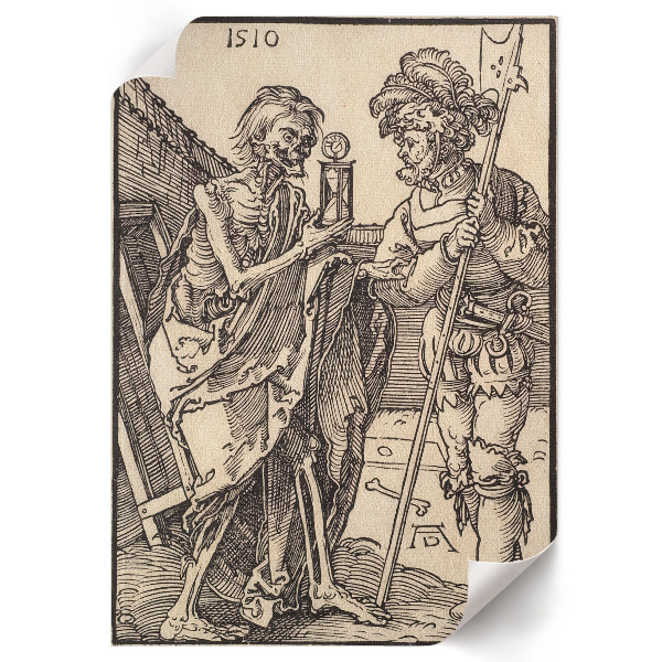 Wall art Death and Lansquenet