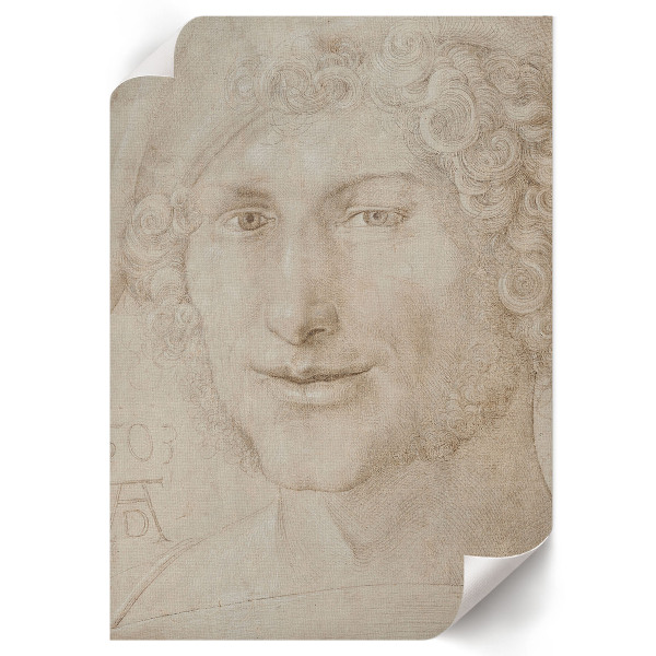 Wall print The head of a young man