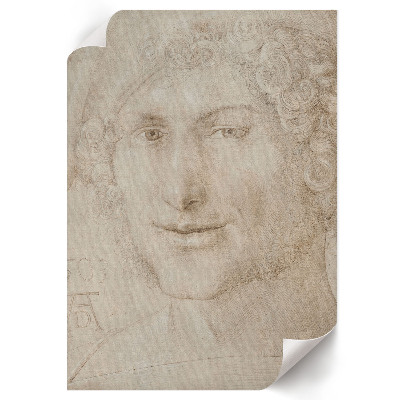 Wall print The head of a young man