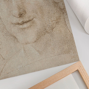 Wall print The head of a young man