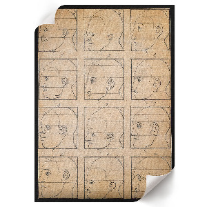 Decorative poster Twelve profiles