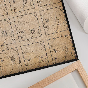 Decorative poster Twelve profiles