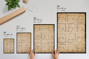 Decorative poster Twelve profiles