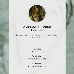 Poster Portrait of a young woman