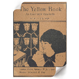 Decorative poster Cover of the Yellow Book