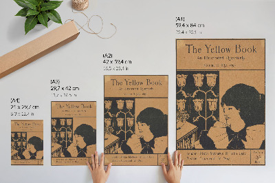 Decorative poster Cover of the Yellow Book