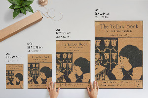 Decorative poster Cover of the Yellow Book