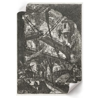 Decorative poster Bascule bridge