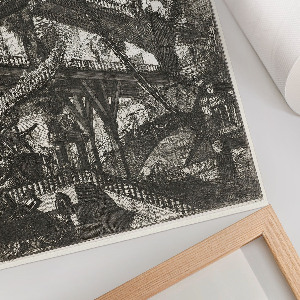 Decorative poster Bascule bridge