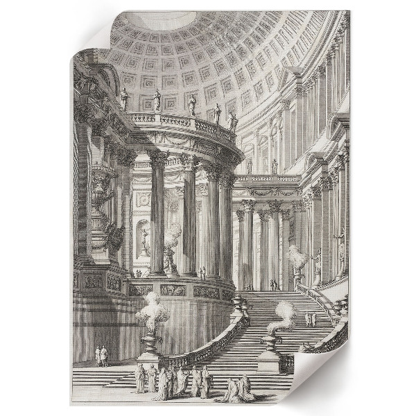 Wall art Ancient temple