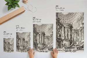 Wall art Ancient temple