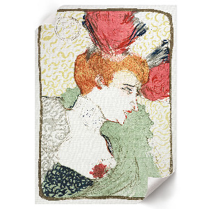 Decorative poster Bust of Miss Lender