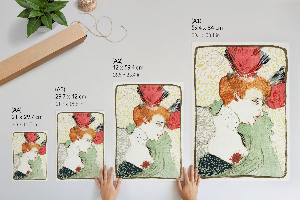 Decorative poster Bust of Miss Lender