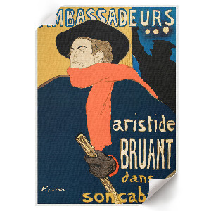 Poster featuring Aristide Bruant