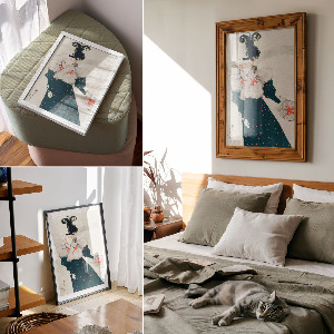 Wall print La revue blanche