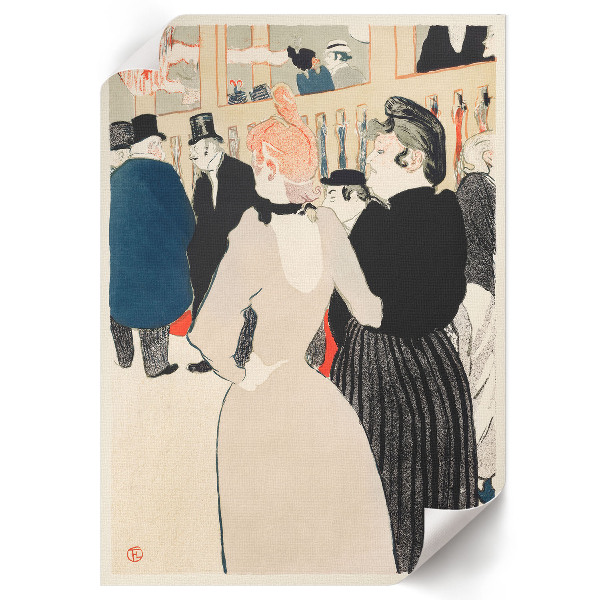 Art print At the Moulin Rouge