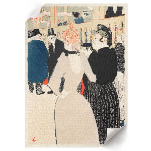 Art print At the Moulin Rouge