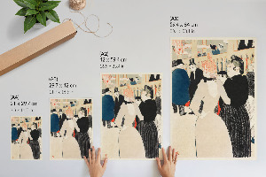 Art print At the Moulin Rouge