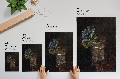 Art print A bouquet of violets