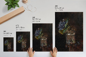 Art print A bouquet of violets