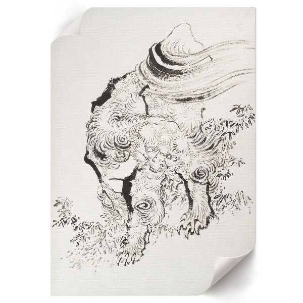 Poster Japanese tiger