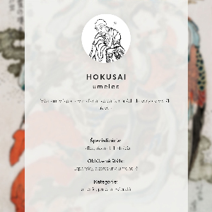 Poster Japanese tiger