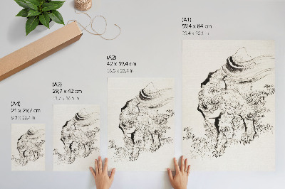 Poster Japanese tiger