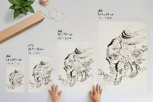 Poster Japanese tiger