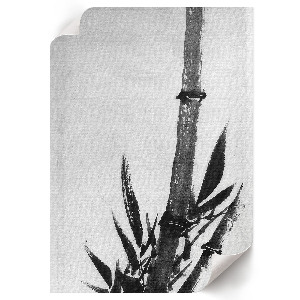 Wall print featuring a bamboo motif