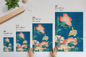 Wall art Peonies and canary