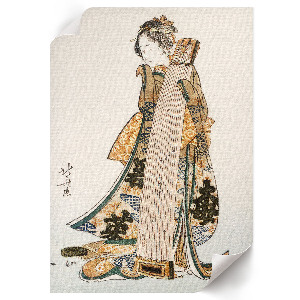 Art print of a Japanese woman