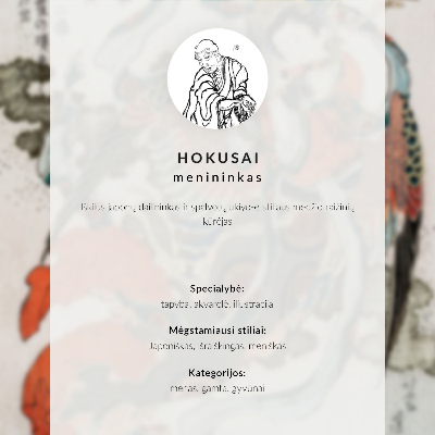 Art print Japanese woman