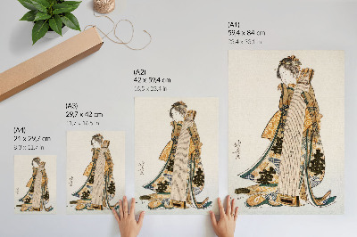 Art print Japanese woman